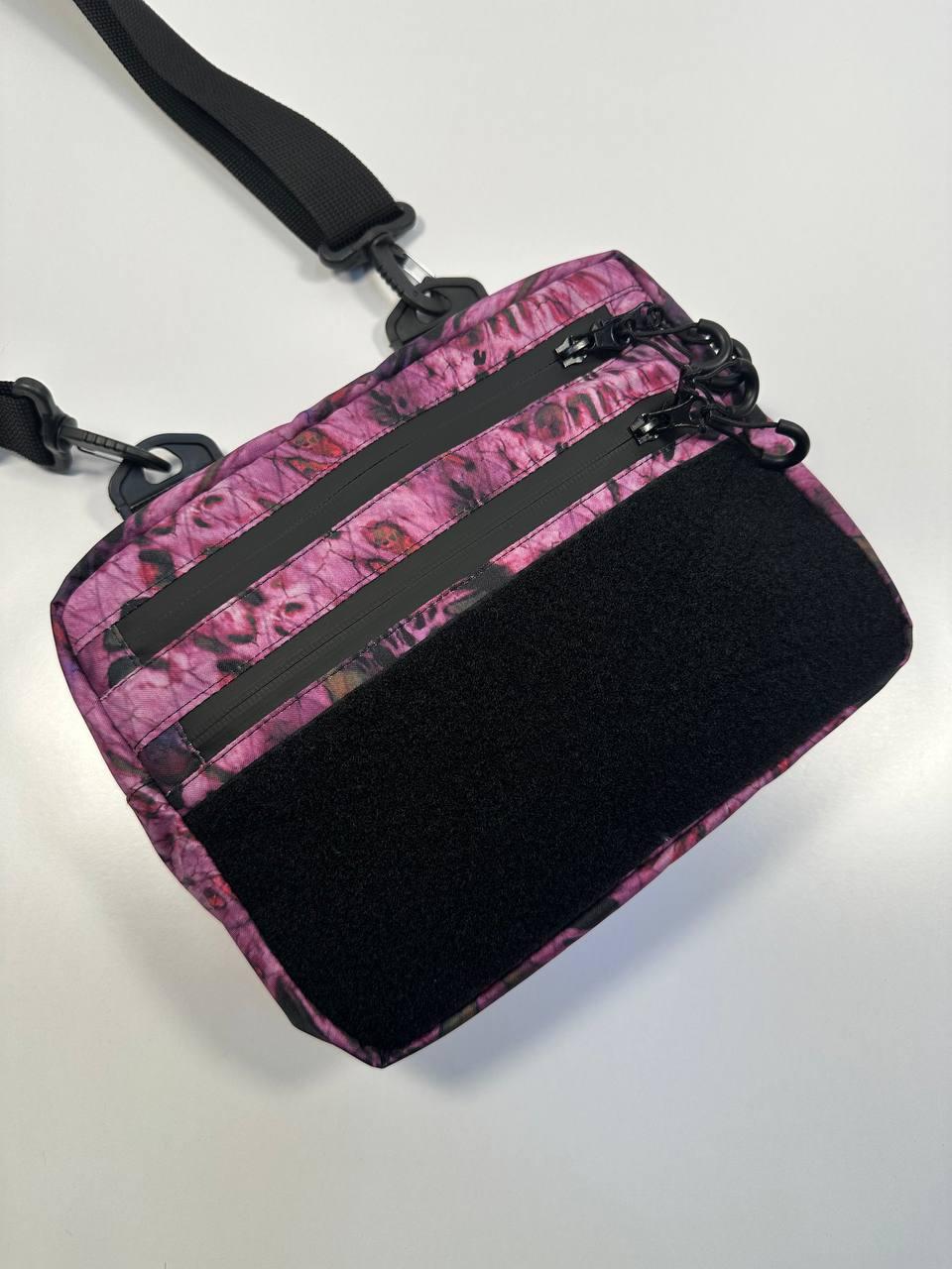 Сумка напівкільце 25х20х5,5 см Рожевий - фото 6