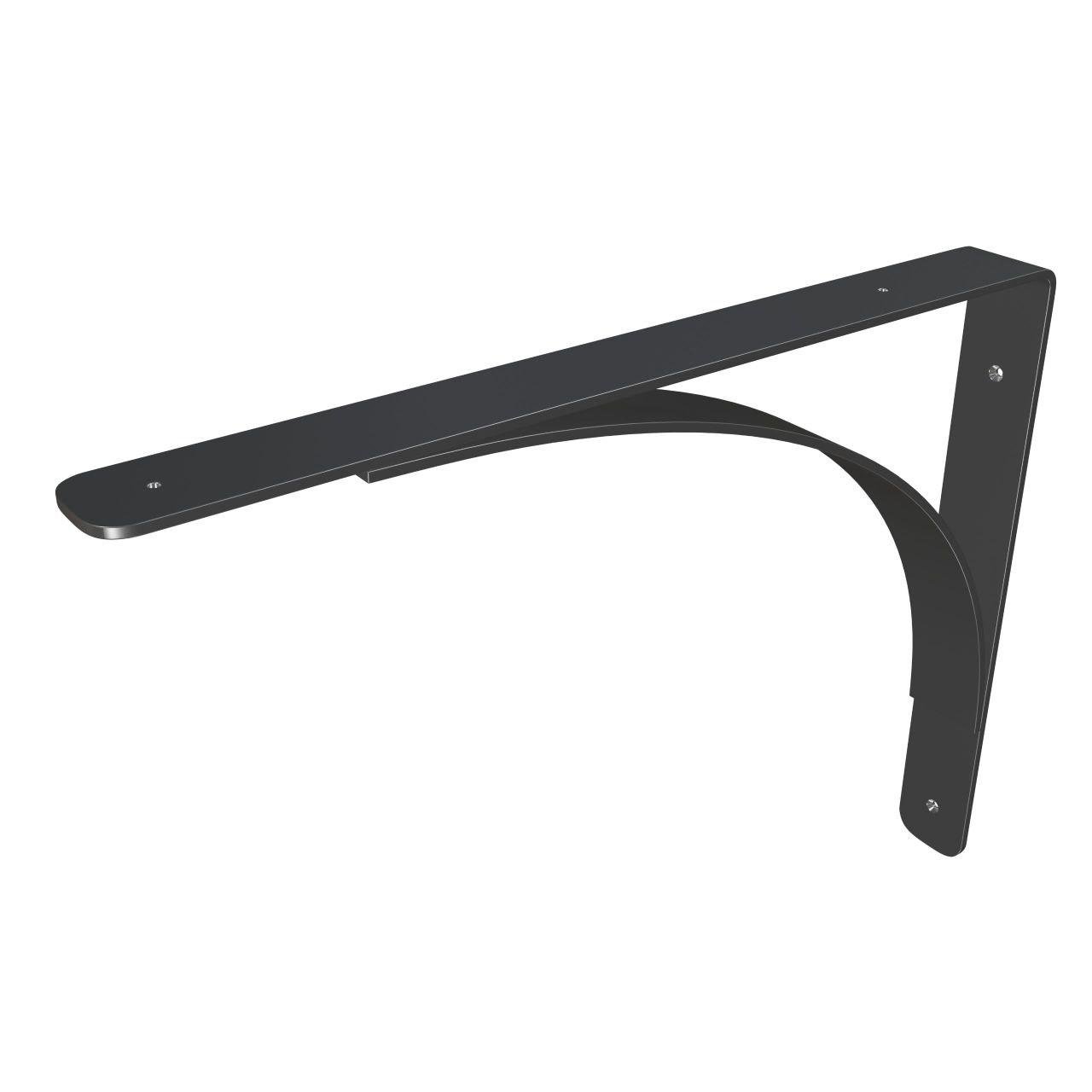 Кронштейн для полок мебельный 300х300 мм Черный (2573898661/К1286) Кронштейн для полок мебельный 300х300 мм Черный (2573898661/К1286)