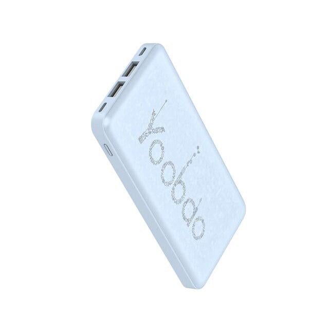 Повербанк Yoobao KJ03 10000 mAh 2USB/1Type-C microUSB Lightning 2,1А Голубой