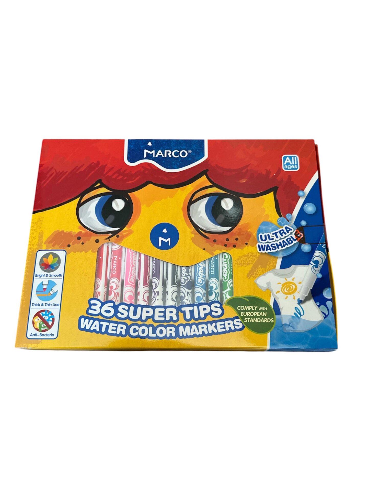 Фломастеры Marco Super Washable 36 цветов (1630-36CB)