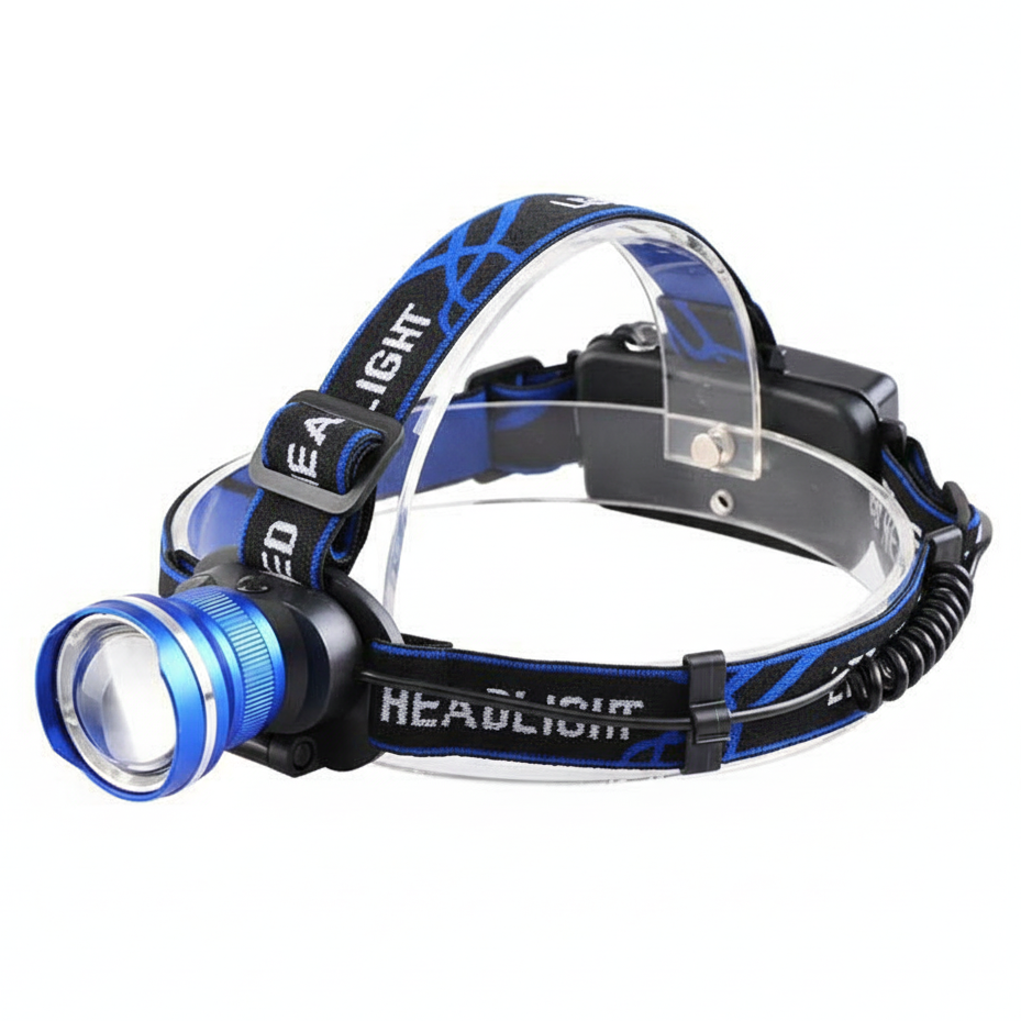 Фонарь налобный RN-1622-T6 USB Type C 3 режима Синий (31022270)