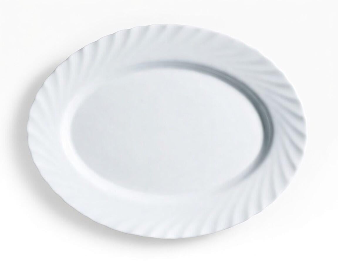 Блюдо овальне Luminarc Trianon склокераміка 29 см Білий (09392)