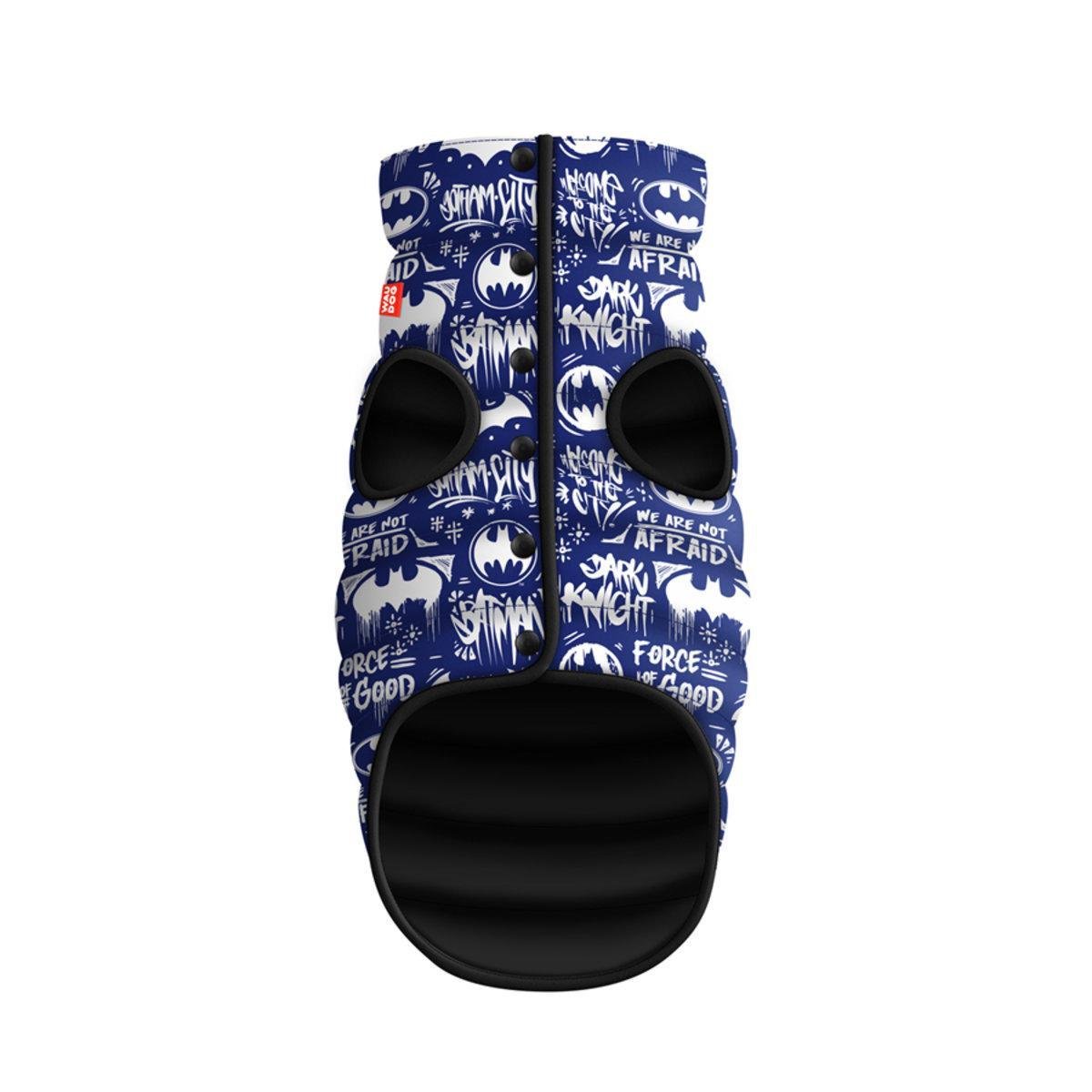 Курточка для собак Waudog Clothes Бэтмен XS30 43-46х24-27 см Бело-голубой (0930-4001 Col)