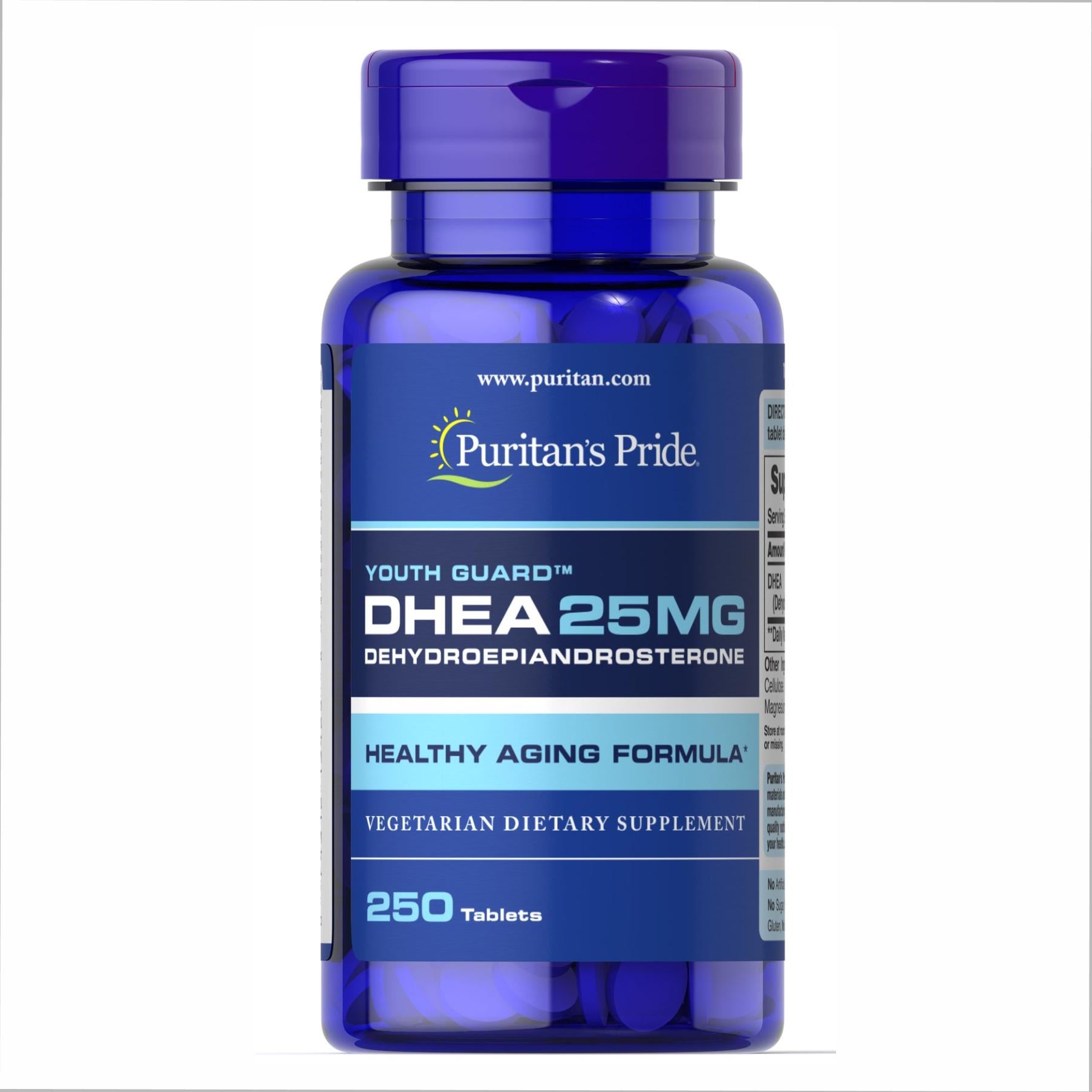 Натуральная добавка DHEA 25 mg 250 tabs (2022-10-2029)