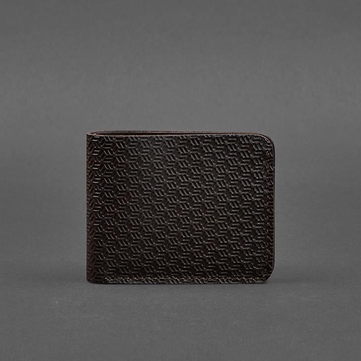 Портмоне мужское кожаное 4.1 4 кармана Карбон Коричневый (A-027339) - фото 4 Портмоне мужское кожаное 4.1 4 кармана Карбон Коричневый (A-027339) - фото 4