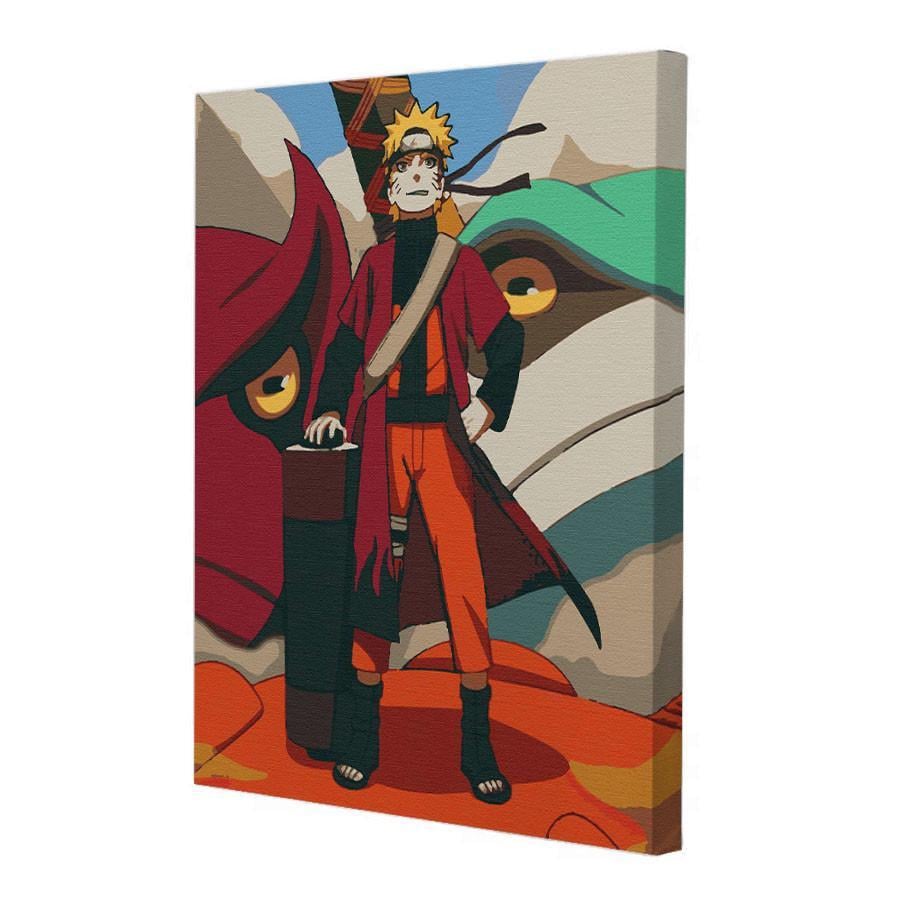 Картина по номерам Наруто с лягушками 40x50 см (RB-0523)