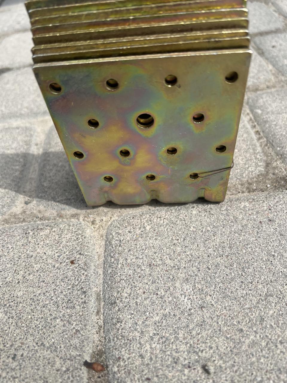 Уголок крепежный 199 металлический оцинкованный 100х100х90 мм (1832190638) - фото 3 Уголок крепежный 199 металлический оцинкованный 100х100х90 мм (1832190638) - фото 3