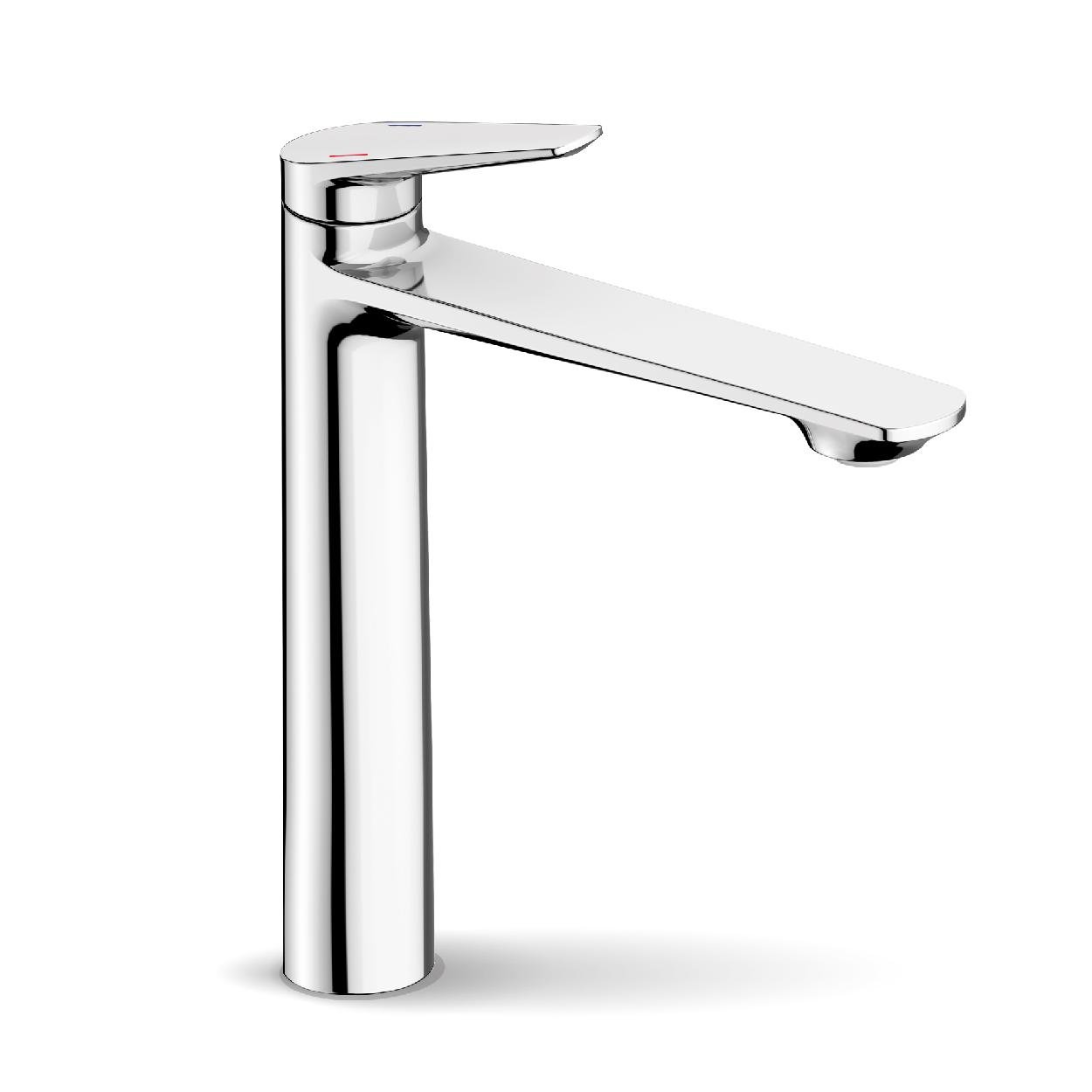 Смеситель для умывальника высокий FADO однорычажный d 26 мм Garda Хром (FD-MIX05044C)