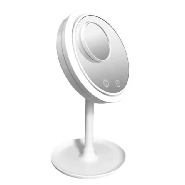 Дзеркало з LED підсвічуванням для макіяжу з вентилятором Beauty breeze mirror сенсорне гримерне на акумуляторі - фото 7