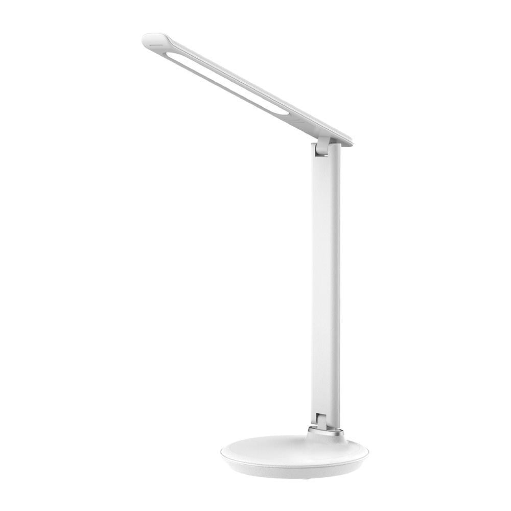 Настольная LED-лампа Lebron L-TL-L с блоком питания 9W 3000K 4100K 6500K Белая кожа (27813859)