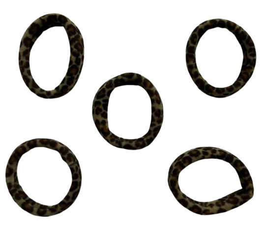 Набір резинок для волосся Леопард 5 шт. (1541) Набір резинок для волосся Леопард 5 шт. (1541)