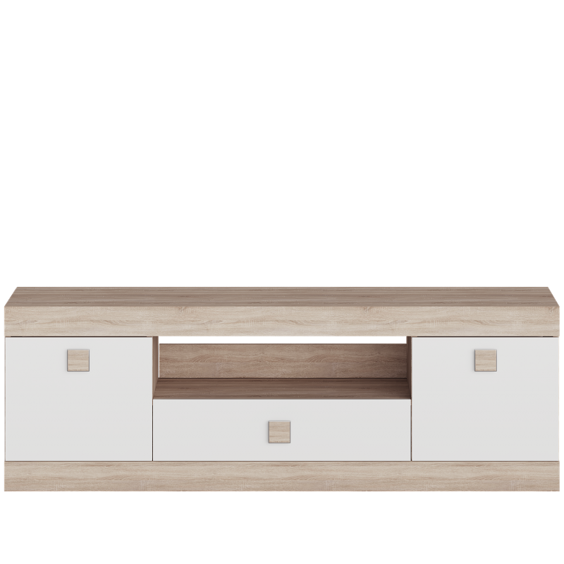 Тумба під ТВ Everest Соната 1500 1500х376х500 мм Сонома/Білий (11304) - фото 4 Тумба під ТВ Everest Соната 1500 1500х376х500 мм Сонома/Білий (11304) - фото 4