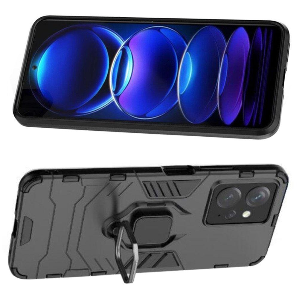 Чехол бампер Primolux Ring Armor для Xiaomi Redmi Note 12 - Black - фото 4 Чехол бампер Primolux Ring Armor для Xiaomi Redmi Note 12 - Black - фото 4