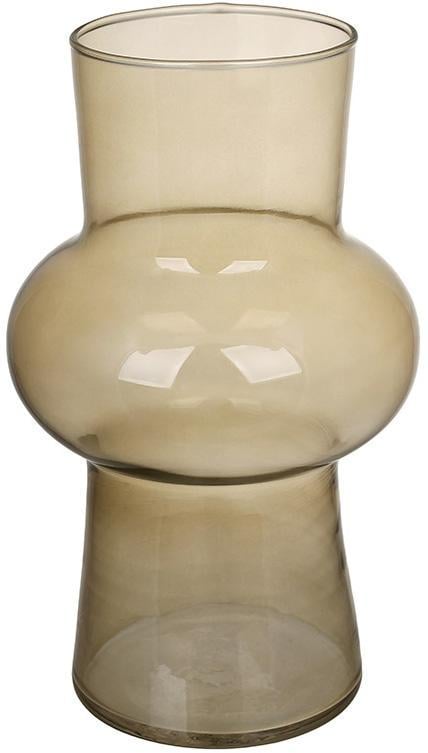 Ваза стеклянная Retro Grace 12х20 см Коричневый