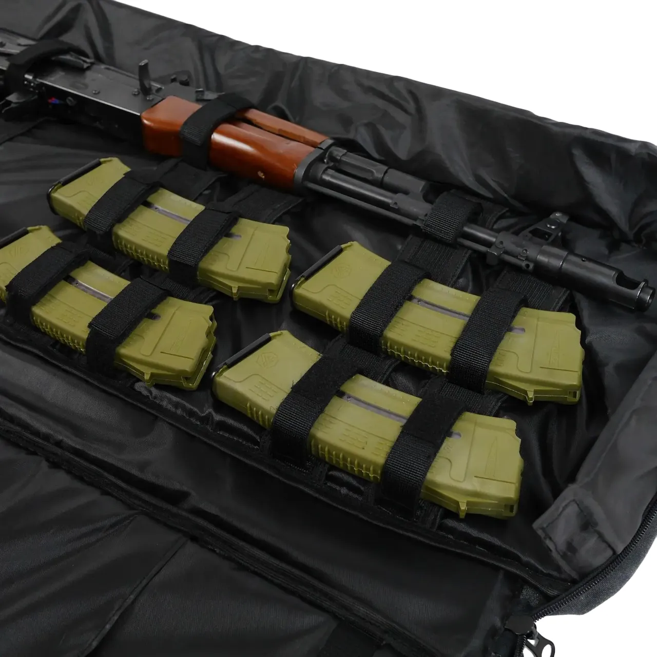 Кейс для автомата Кіборг Weapon Case 105х30х10 Cordura 1000D Black/Multicam (10810763) - фото 5