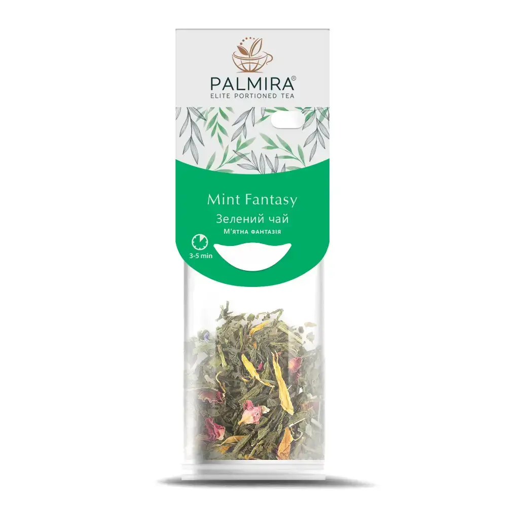Чай зеленый Palmira Мятная фантазия на чашку 10 шт. (pal1005)