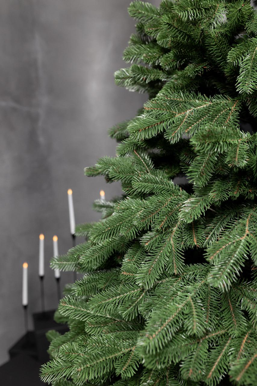 Ялинка штучна лита ЕЛІТ з металевою підставкою на 30% пишніша 1,52 м Зелений (27986116) - фото 3