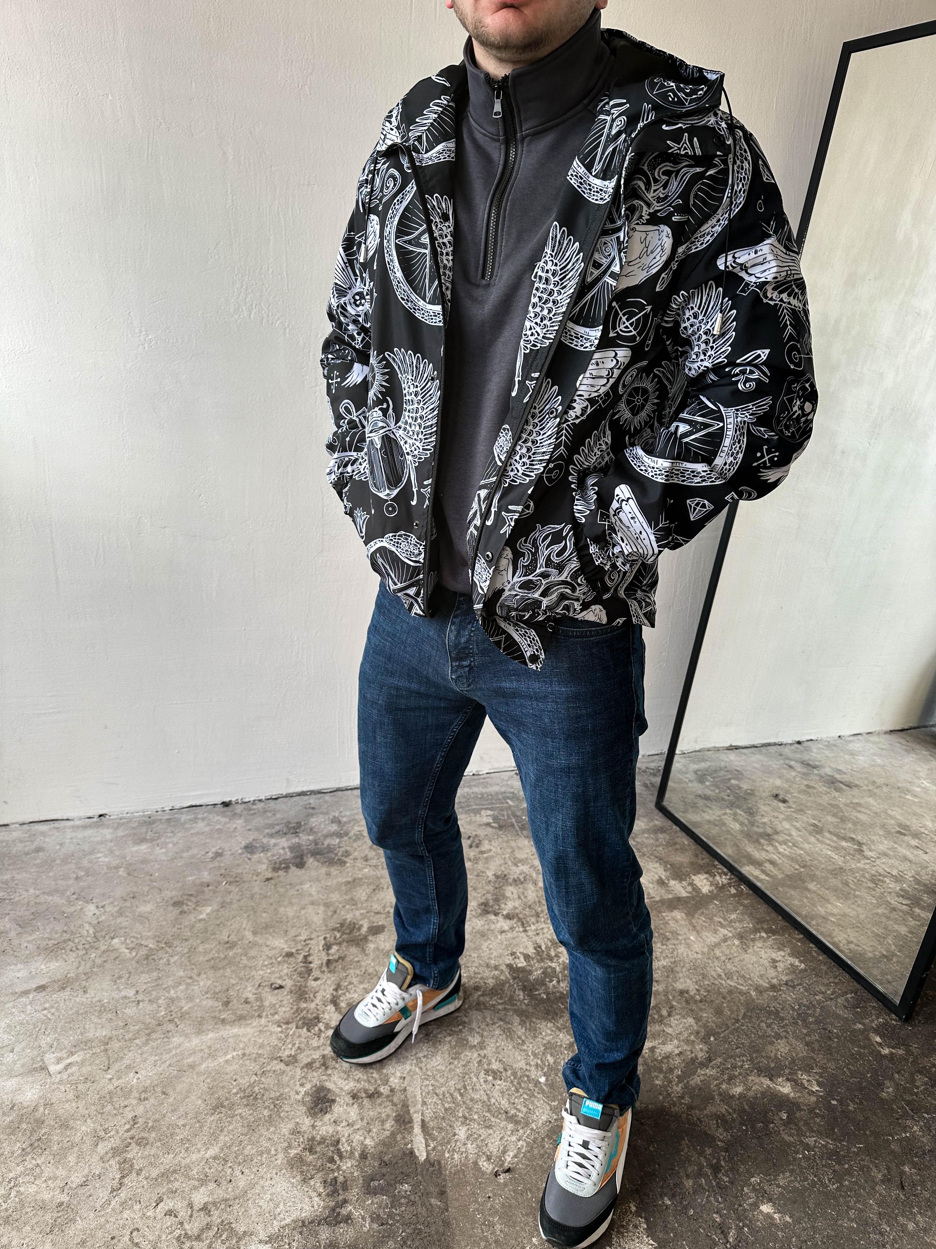 Вітрівка чоловіча 43-506 XL Різнокольоровий