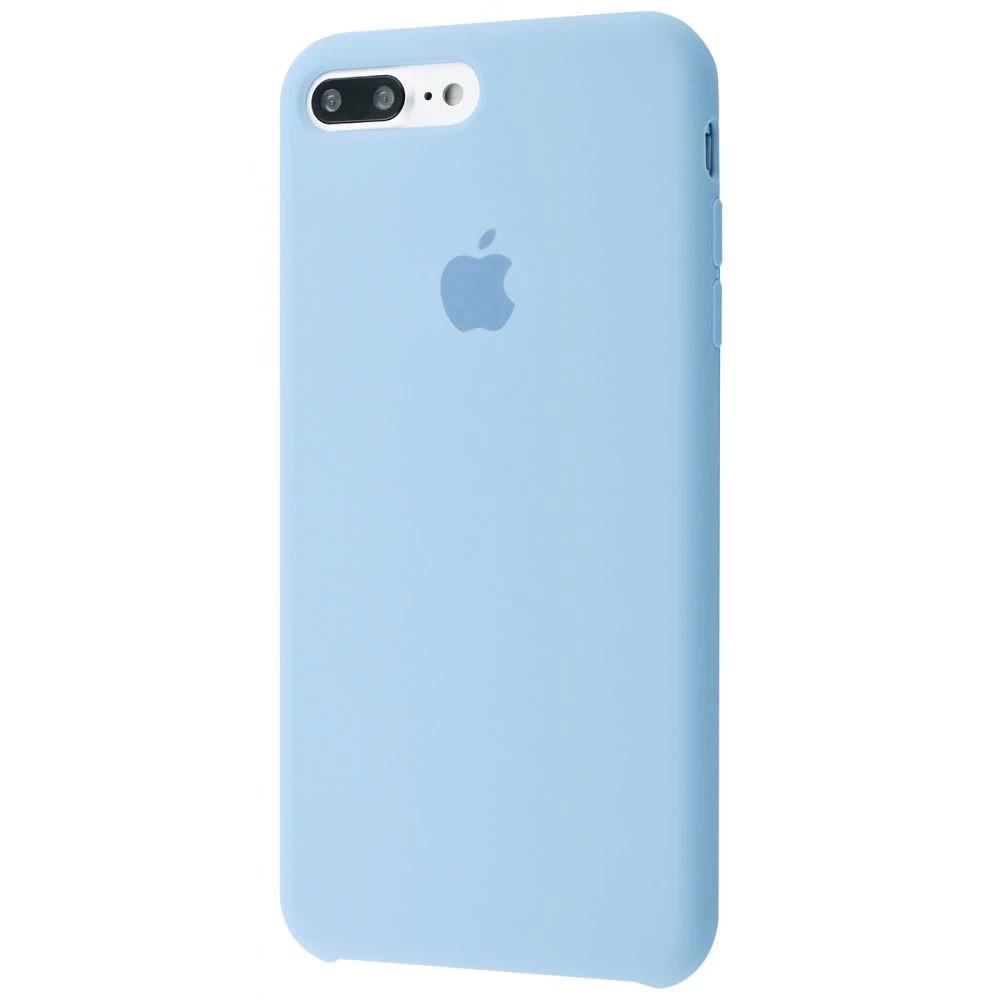 Силиконовый Чехол Накладка Silicone Case для iPhone 8 Plus/7 Plus Закрытый низ Lilac
