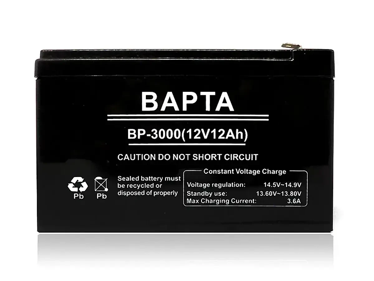 Батарея акумуляторна BAPTA 12В 12Ач 155х98х99 BP-3000/7924 - фото 4