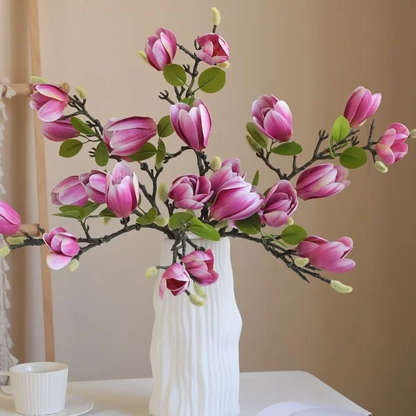 Ветви магнолии декоративные 3 шт. (G00028) - фото 2 Ветви магнолии декоративные 3 шт. (G00028) - фото 2