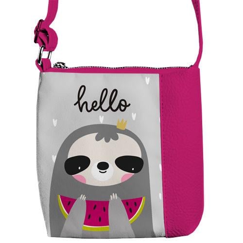 Сумка детская Presentville Little prince/princess Ленивец "Hello" (PSD_20M017_ROZ)