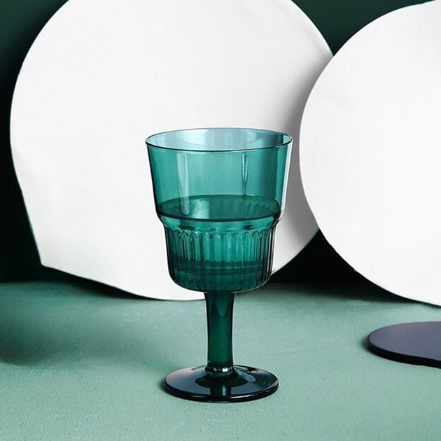 Келих скляний Грінвіль 150 мл Зелений (432046-2) - фото 2 Келих скляний Грінвіль 150 мл Зелений (432046-2) - фото 2