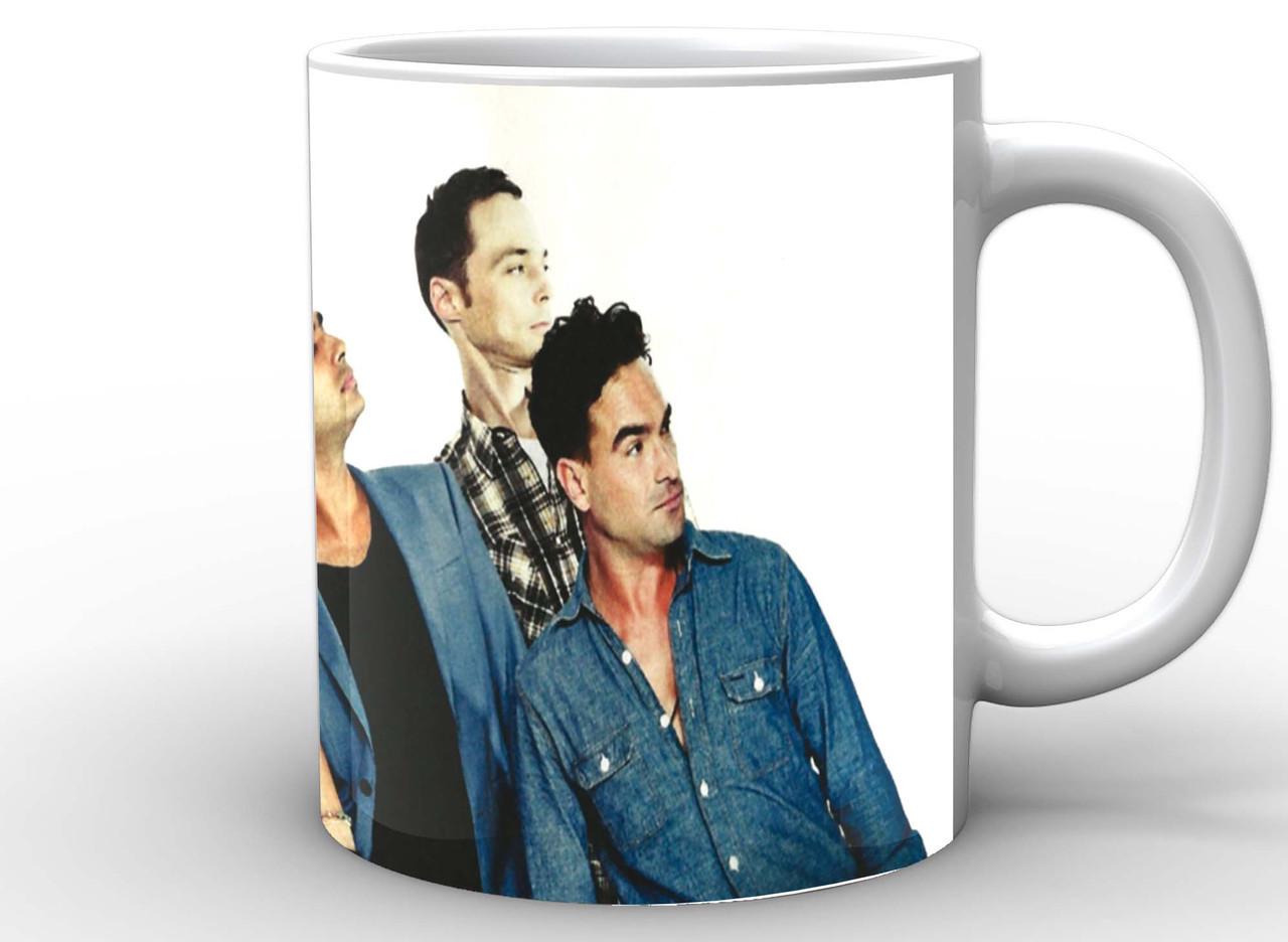 Чашка GeekLand The Big Bang Theory на белом фоне 330 мл