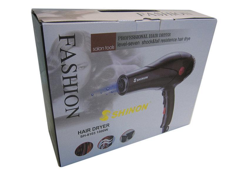 Фен професійний Shinon SH-8103 1500W Black (004246) - фото 4