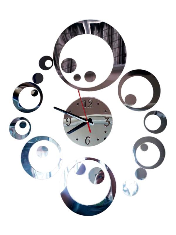 Настенные 3D часы с зеркальным эффектом Sphere 50х85 см (1012143)