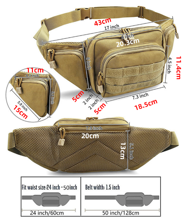 Сумка поясна Primo Belt Khaki (1815914961) - фото 4