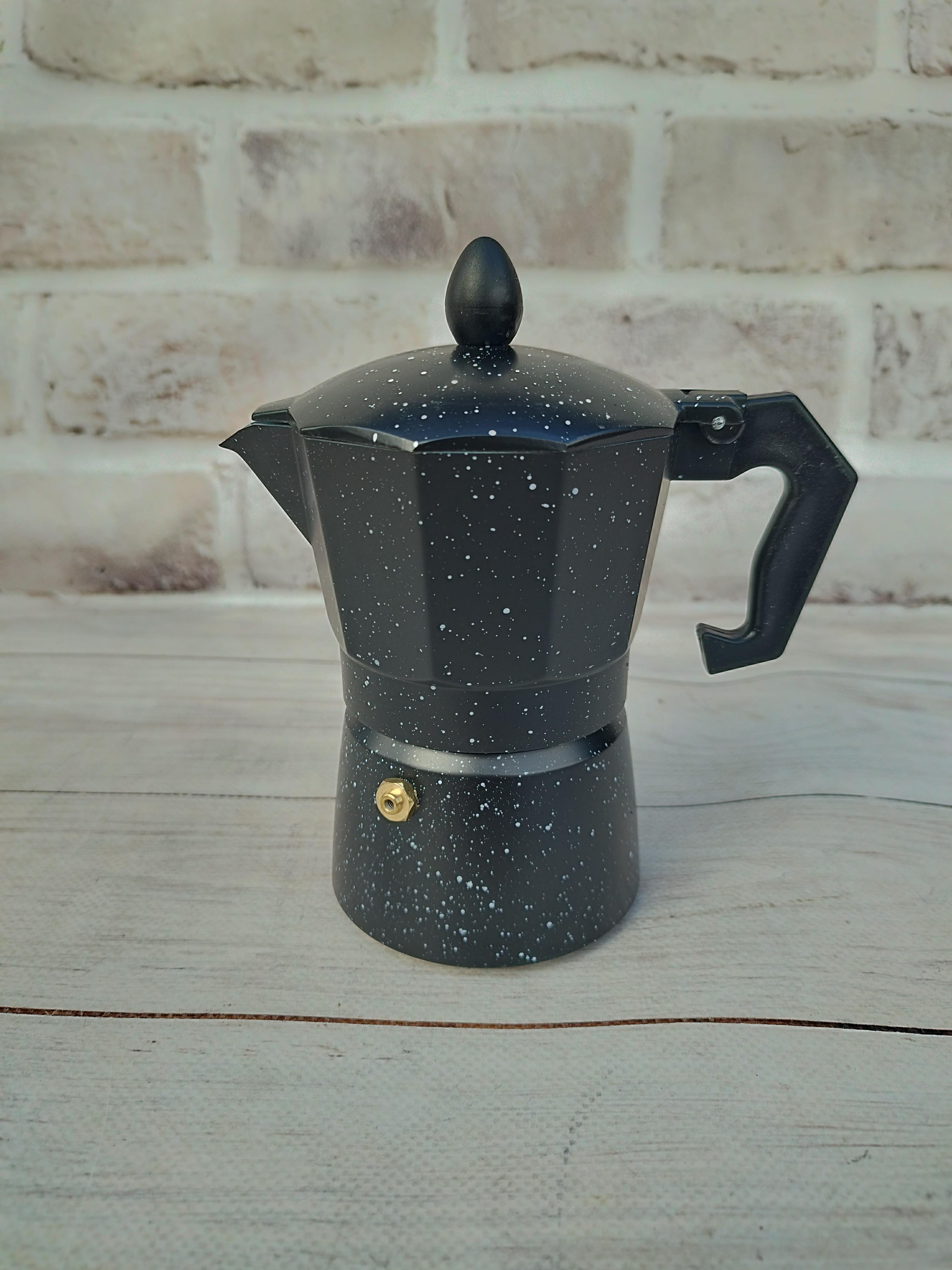 Гейзерная кофеварка Edenberg EB-3784 3 чашки 150 мл Черный (31991668)