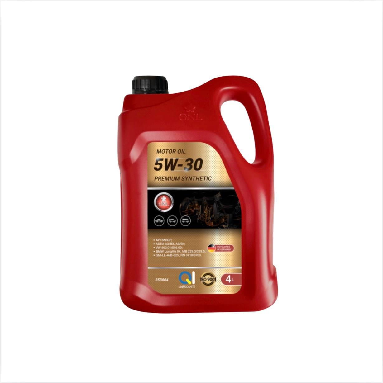Моторное масло GNL Synthetic 5W-30 API SN/CF 4 л