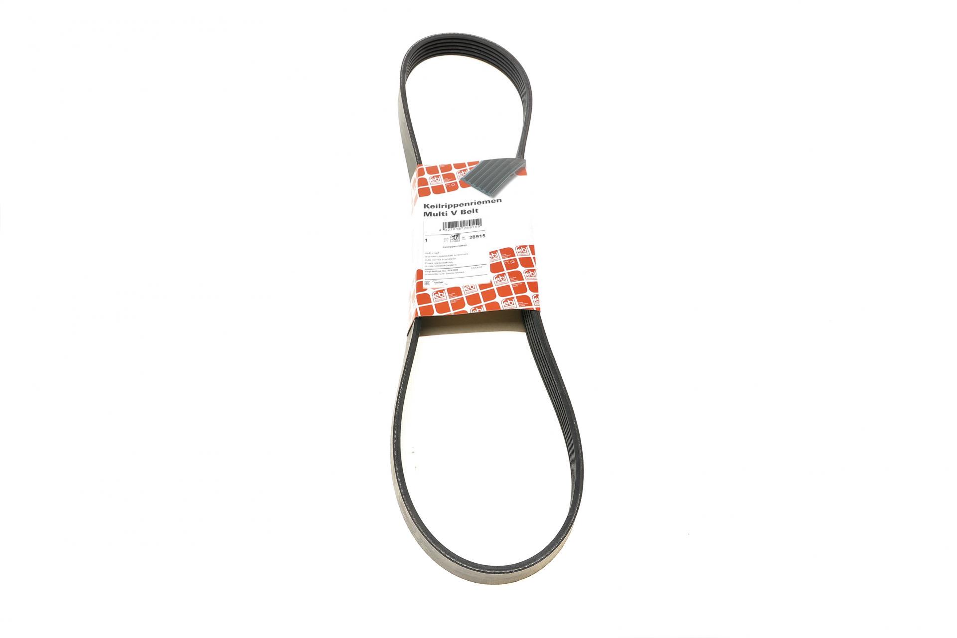 Ремінь генератора FEBI BILSTEIN Audi A3 1.6/2.0FSI 03-13/Citroen Berlingo 1.9D 96-11/Caddy 1.6-2.0 95-15 6PK1045 (28915)