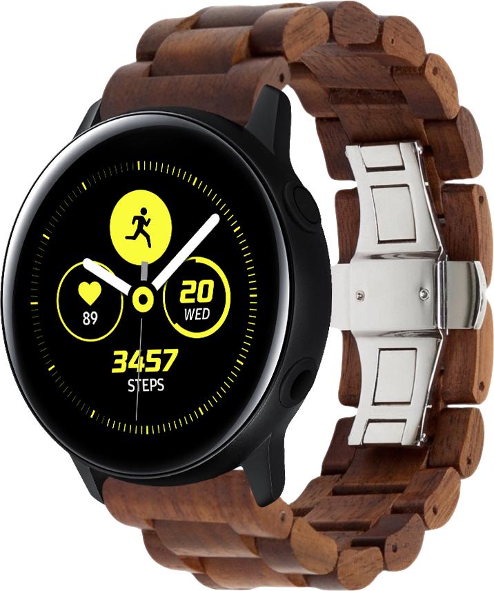 Ремешок деревянный WoodLock для Galaxy Watch Active Brown (28278-30)