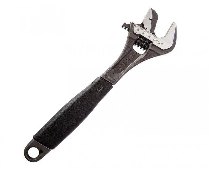 Ключ разводной Bahco 308 мм со шкалой захвата 35 мм для труб 9073P (11382)