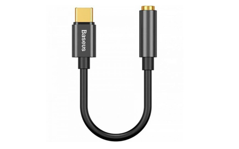 Адаптер Baseus L54 Type-C Male to 3,5 мм Female Black (CATL54-01)