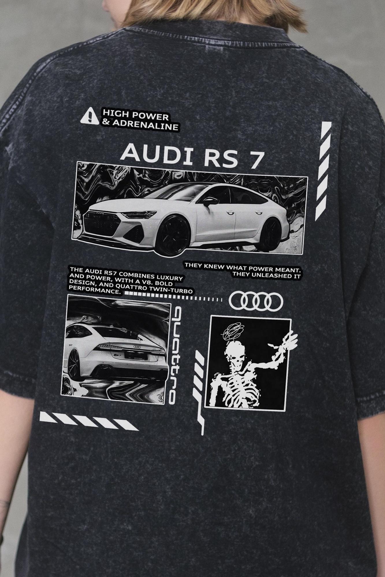 Футболка оверсайз Without Washed Audi RS7 S/M Black (S/M8056316 8056317) - фото 6 Футболка оверсайз Without Washed Audi RS7 S/M Black (S/M8056316 8056317) - фото 6