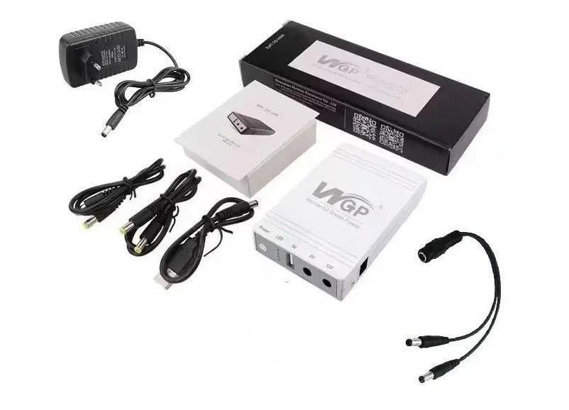 Источник бесперебойного питания для роутера MINI DC UPS WGP 5/9/12V 10400 mAh (WGP90) Источник бесперебойного питания для роутера MINI DC UPS WGP 5/9/12V 10400 mAh (WGP90)
