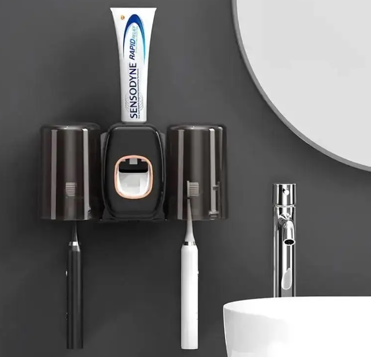 Держатель для зубной щетки PA-932 с диспенсером/дозатором пасты/стерилизатором (27502942) - фото 3