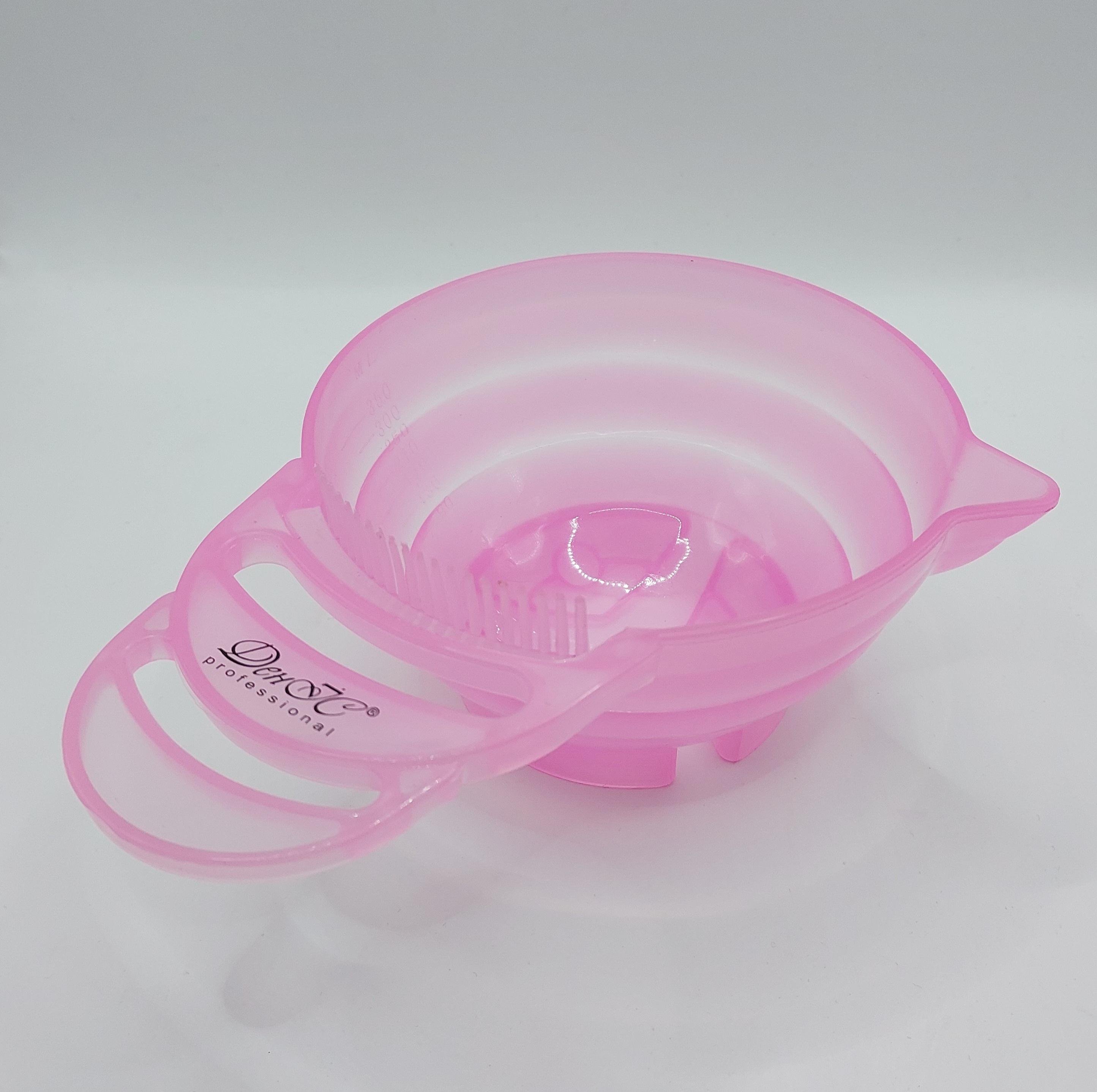 Миска для окраски волос ДенІС professiona Люкс с гребнем Розовый (2401145579)