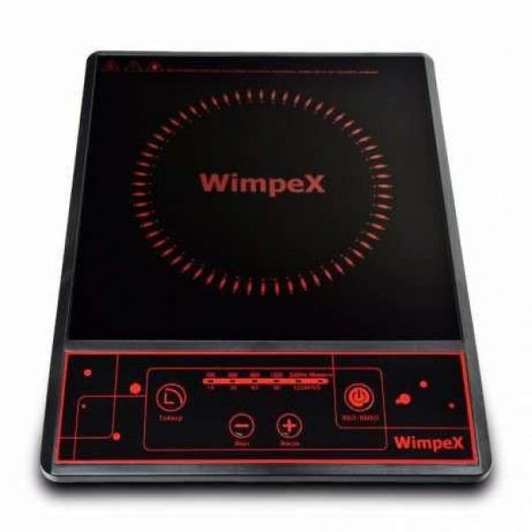 Инфракрасная настольная электроплитка Wimpex WX-1322 на одну конфорку 2000 Вт Черный