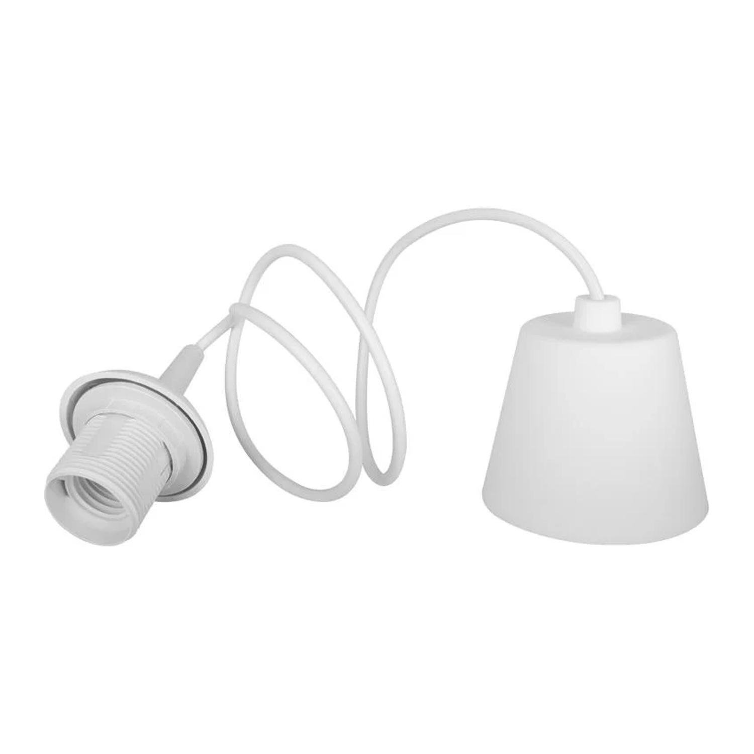 Світильник стельовий E.NEXT e.save.pendant.p11.е27.white 220V E27 Ø37x60 мм 1 м Білий (l0510013)