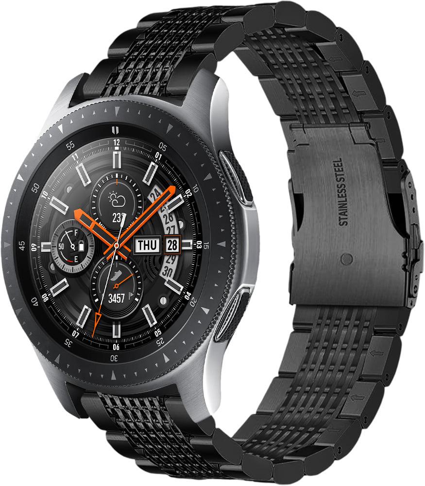 Ремінець металевий Gripix для Samsung Galaxy Watch 42 мм Black (41776-2B)