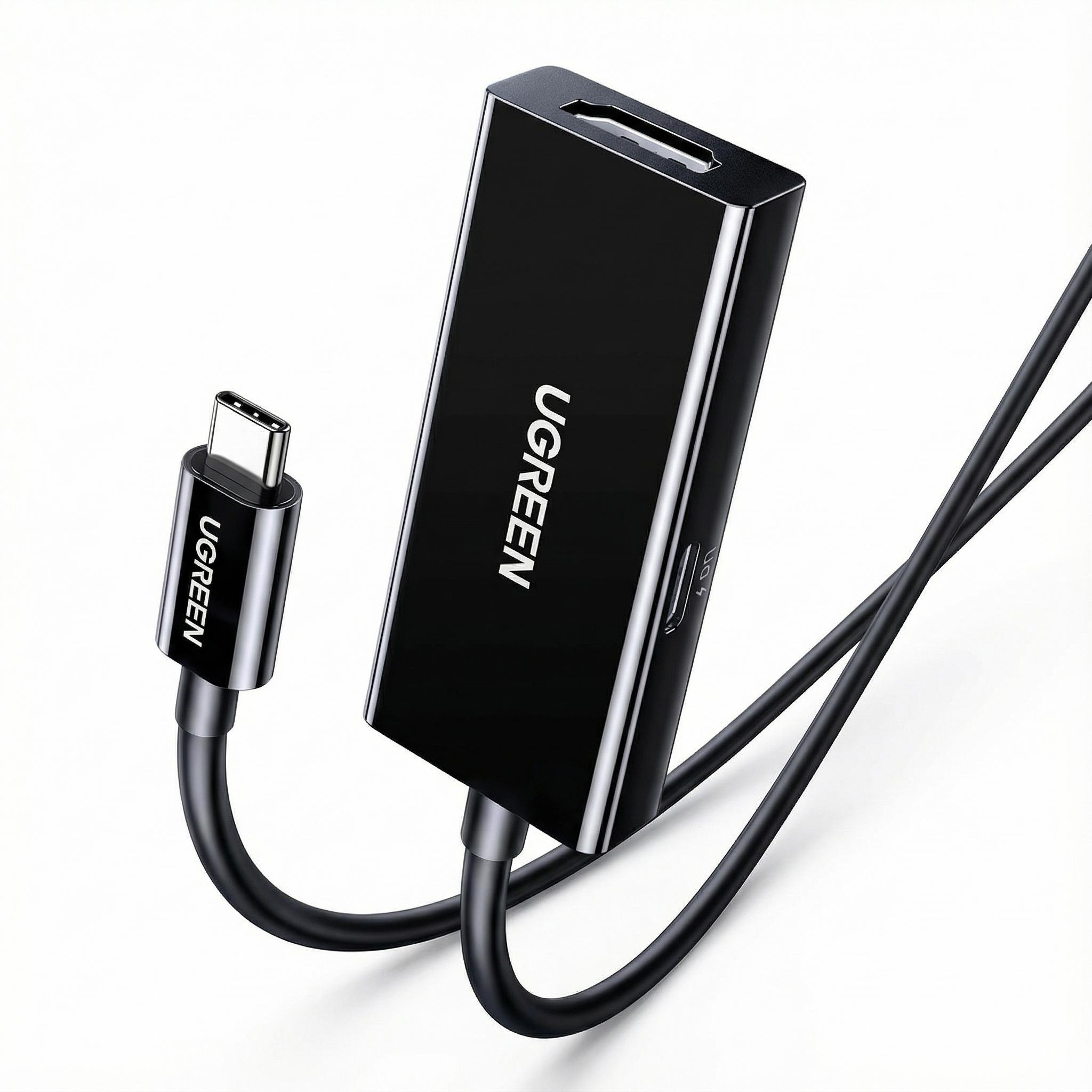 Адаптер USB-C на HDMI Ugreen CM839 4K 60 Гц/PD 100 Вт/0,5 м Черный (65201) Адаптер USB-C на HDMI Ugreen CM839 4K 60 Гц/PD 100 Вт/0,5 м Черный (65201)