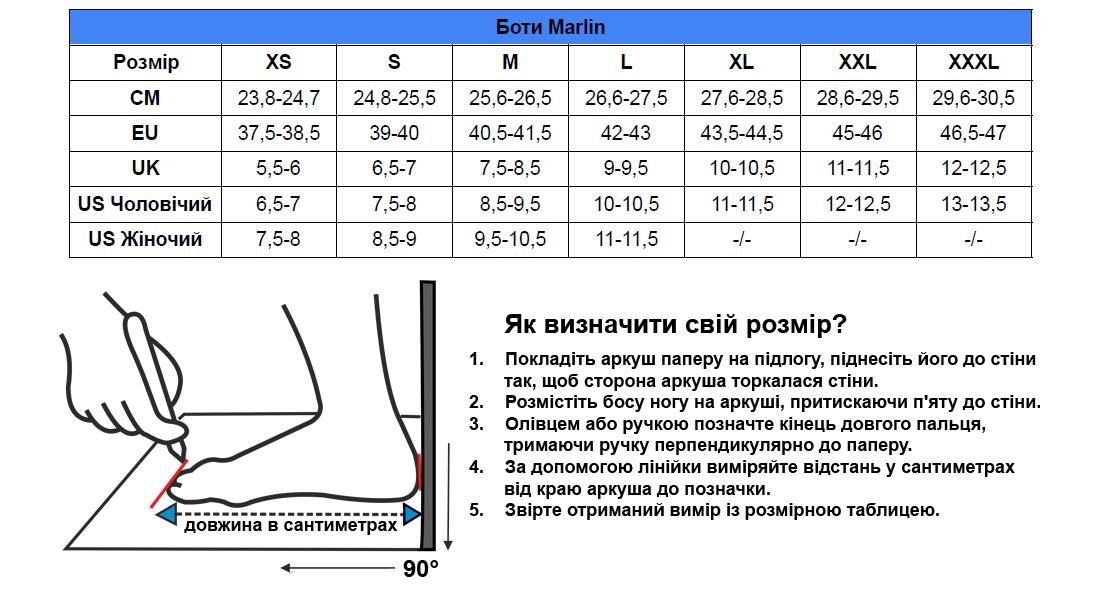 Боти неопренові Marlin Rock 2 мм M - фото 2