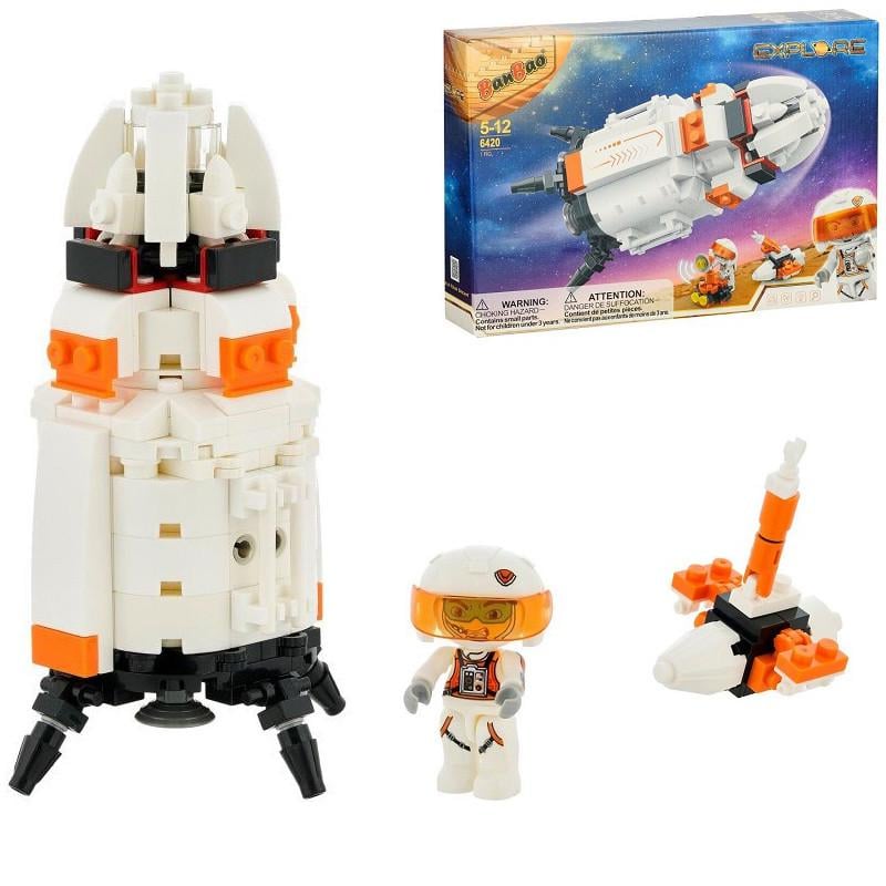 Конструктор детский Космический Шаттл с фигуркой астронавта 256 дет. BanBao (28443385)