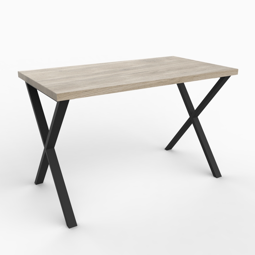 Стол письменный Loft Lab Xtail 1000х650х755х36 мм Дуб Крафт серый (10240)