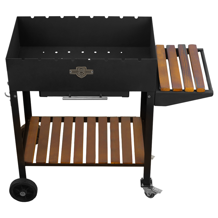 Мангал стационарный Daddy Smoke на 8 шампуров - фото 5