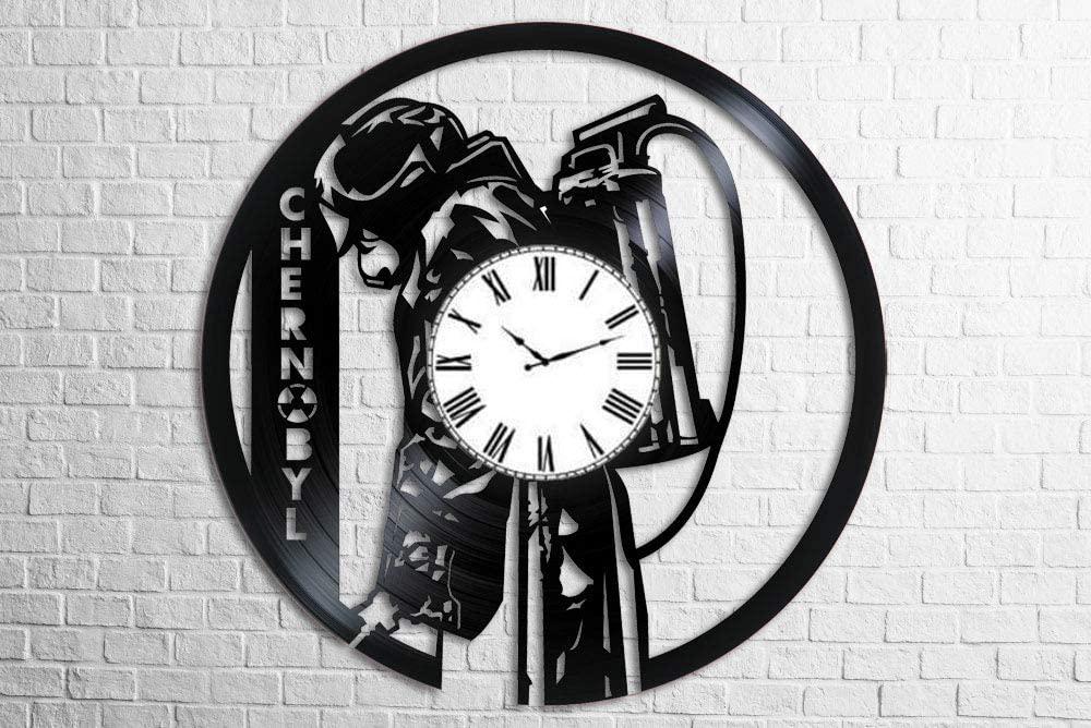 Часы настенные Чернобыль 2285 из виниловой пластинки